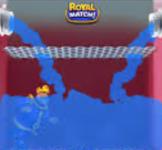 Royal Match water physics (particle-based)
